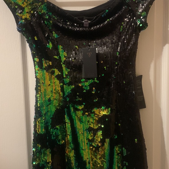 Guess mermaid sequin mini dress - Picture 3 of 3